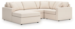Looking cool and contemporary is great. But when it comes down to it, youâ€™re all about low-maintenance lounging. With the performance fabric on this sectional with chaise, cleaning spills is a breeze. And its customizable modular design caters to your e