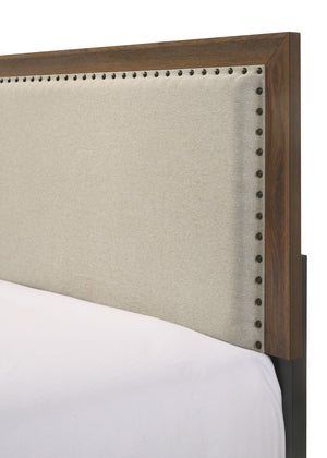  combined with the upholstered headboard cushion