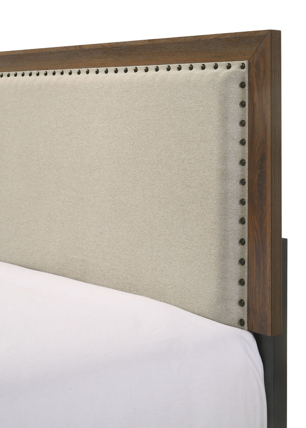  combined with the upholstered headboard cushion