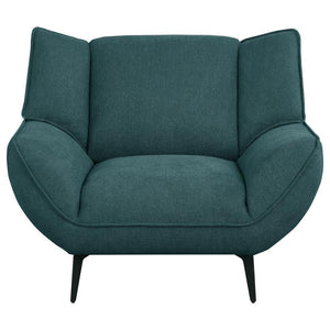  or as a partner to a seating ensemble. Gorgeous teal fabr