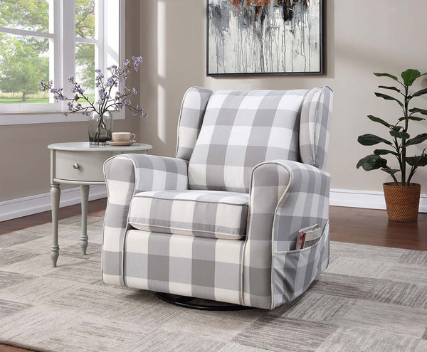 Patli - Swivel Chair - Gray, Dark - 35-"
