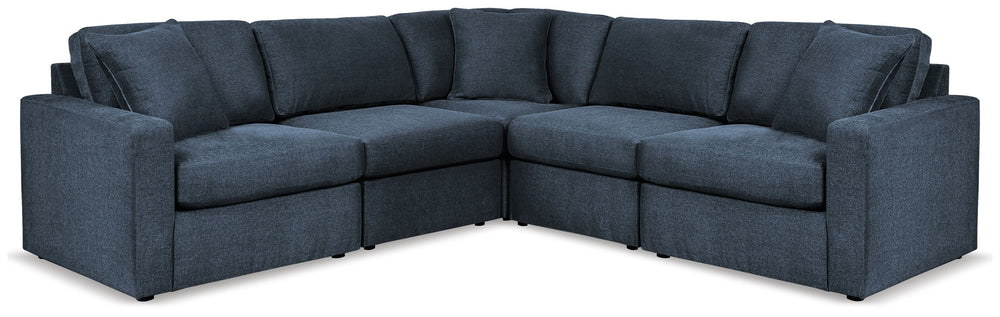 Looking cool and contemporary is great. But when it comes down to it, youâ€™re all about low-maintenance lounging. With the performance fabric on this sectional, cleaning spills is a breeze. And its customizable modular design caters to your ever-changing