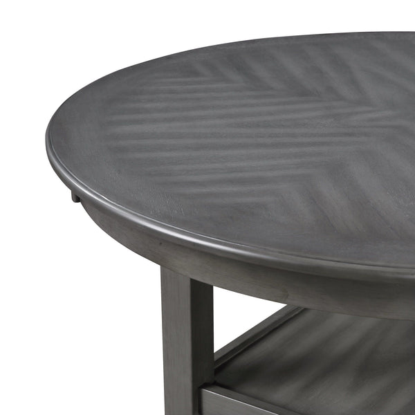 Amy - 5 Piece Counter Dining Set - Gray