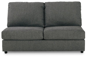 Edenfield - Charcoal - Armless Loveseat