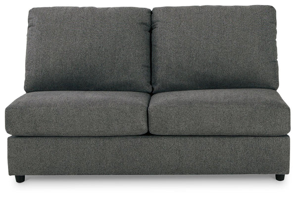 Edenfield - Charcoal - Armless Loveseat