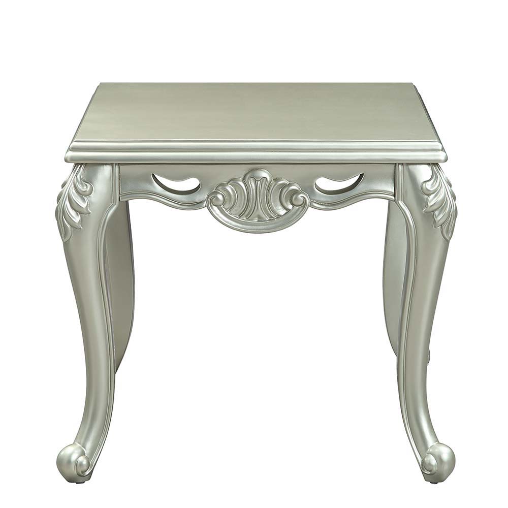 Qunsia - End Table - Beige - 27-"