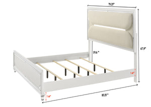 Eden - King 4 Piece Bedroom Set - White