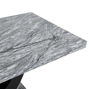 Lyra - Dining Table Top & Base - Gray