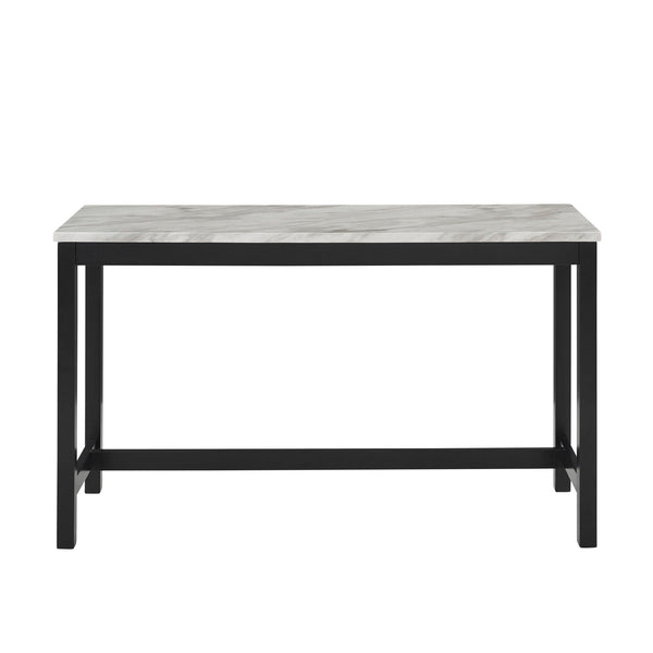 Celeste - 4 Piece Dining Set (Theater Bar Table & 3 Stools) - Gray