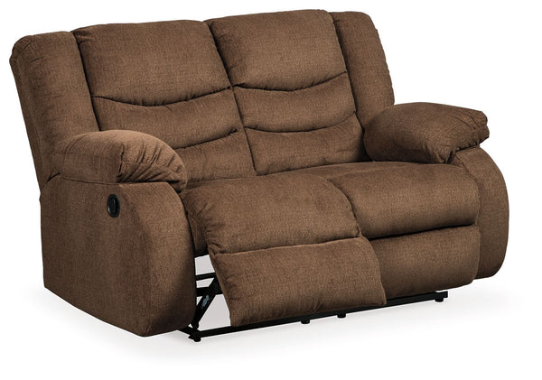 Tulen - Chocolate - Reclining Loveseat