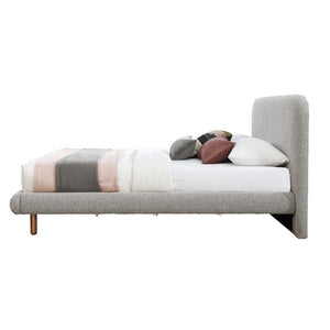 Cleo - Queen Bed - Gray Boucle