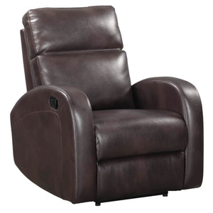  the Devin Manual Recliner features a latch-style handle that is easy-to-operate for the whole family.<br/><br/><b>Product Features</b><ul><li>Manual recline</li><li>High den