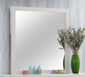  its clean-lined rectangular frame enhances contemporary and modern spaces. Crafted from engineered wood with a durable laminate veneer