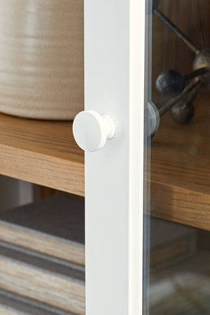 Dagandale - White / Natural - Accent Cabinet