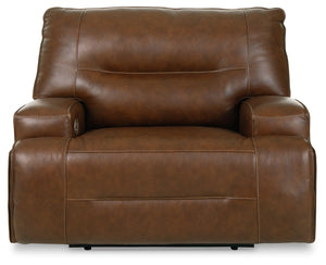 Francesca - Auburn - PWR Recliner/Adj Headrest