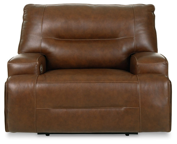 Francesca - Auburn - PWR Recliner/Adj Headrest
