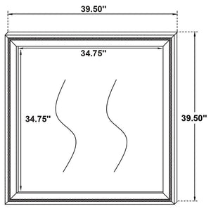 Lucia - Dresser Mirror - White