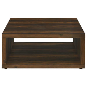 Frisco - Square Engineered Wood Coffee Table - Dark Pine