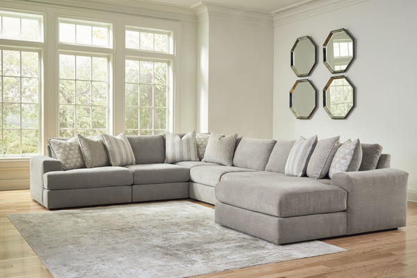  with bold beveled block arms that are softened by bullnose â€œwaterfallâ€ cushions. Best of all