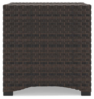 Windglow - Brown - Square End Table