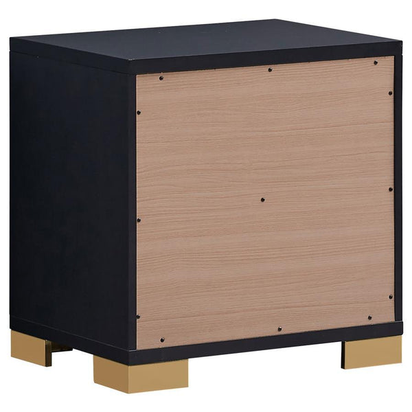 Marceline - 2-Drawer Nightstand - Black
