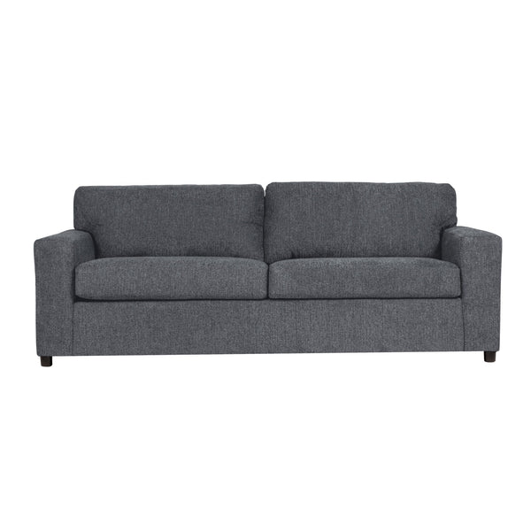  a versatile addition to any living space. With its transitional style and ash gray upholstery