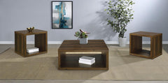 Frisco - 3 Piece Coffee And End Table Set - Dark Pine
