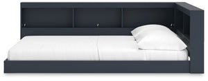 Simmenfort - Navy Blue - Full Bookcase Storage Bed