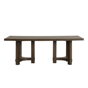 The Cityscape Rectangle Dining Table combines durability and sophisticated design, making it a standout piece for any dining room. Crafted from a blend of resilient Rubberwood solids, manufactured woods, and real Oak veneers, this table showcases the stre