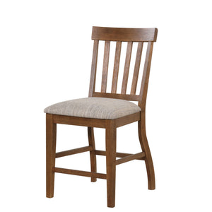 The Putnam Counter Chair in Walnut offers both quality and style, making it a perfect addition to any counter-height dining area. Each carton includes two counter chairs, crafted from solid rubberwood and reinforced with base stretchers for enhanced stabi