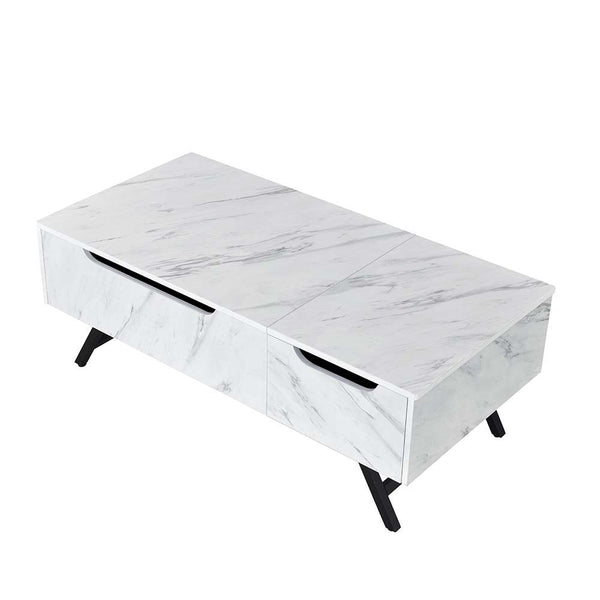 Throm - Coffee Table - White Finish