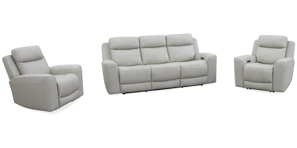 Introducing our comfortable and convenient Calgary sofa, designed with relaxation in mind. Calgary features power recline and headrest controls, allowing you to adjust your seating position easily. The over-padded headrests provide extra comfort, and the 