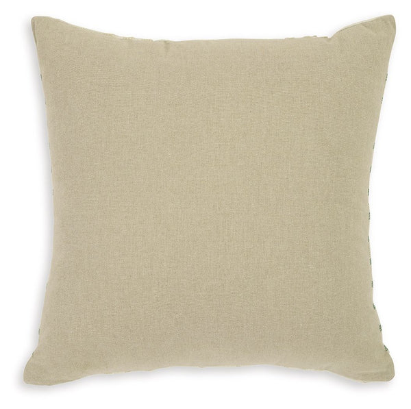 Rowton - White / Green - Pillow (Set of 4)