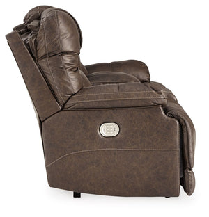 Wurstrow - Umber - PWR REC Loveseat/Con/Adj HDRST