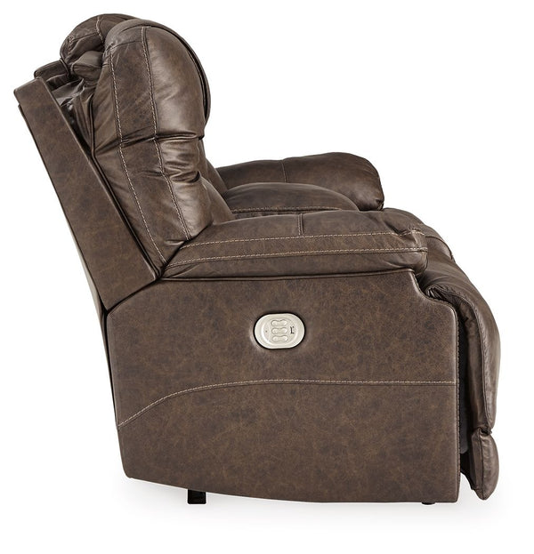 Wurstrow - Umber - PWR REC Loveseat/Con/Adj HDRST