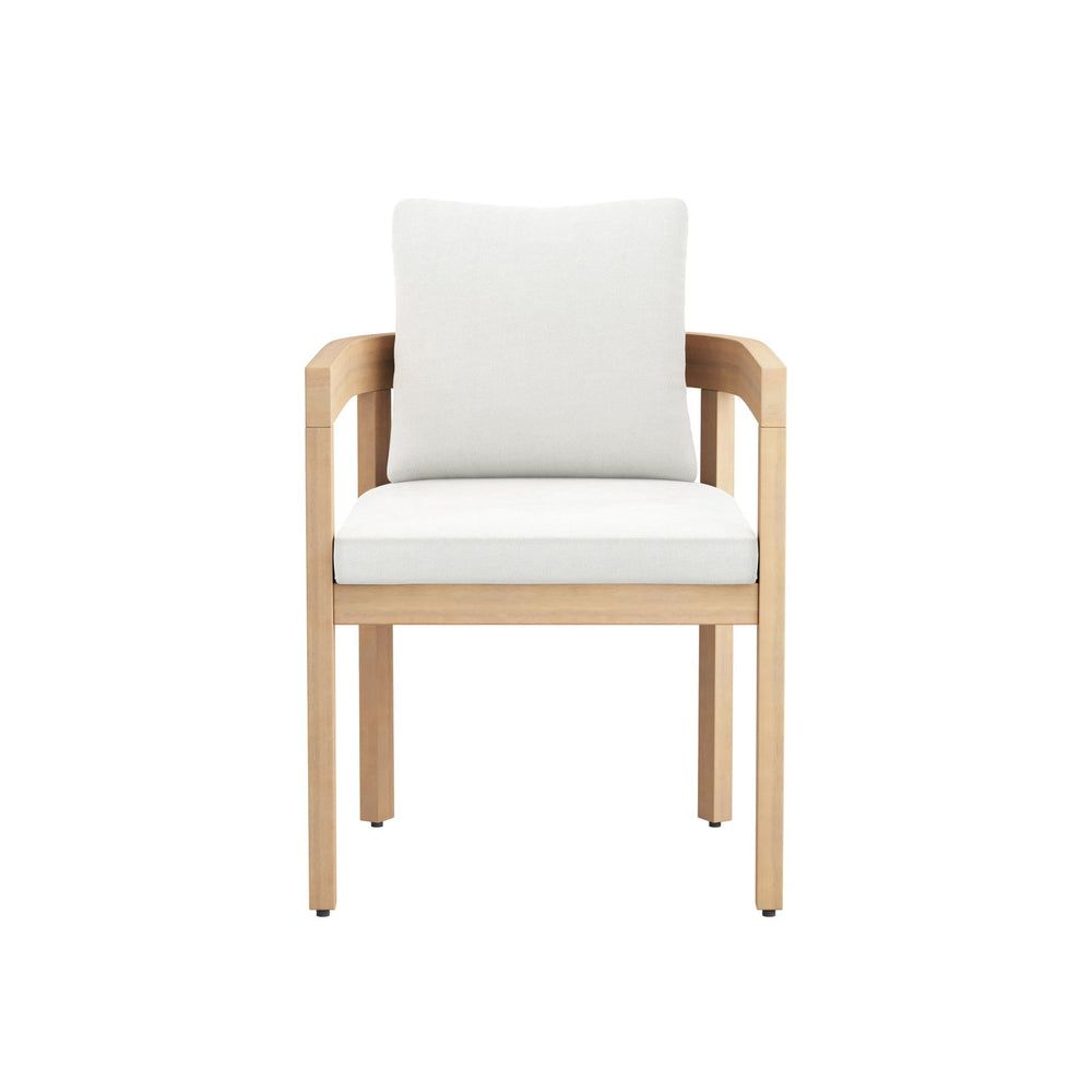 The Wesley Patio Side Chair offers the perfect combination of durability, comfort, and style for any outdoor space. Crafted from FSC-Certified Acacia solid wood, this chair is built to withstand the elements while maintaining its natural beauty over time.