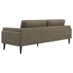 Rilynn - Upholstered Track Arm Sofa - Brown