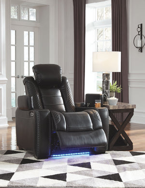 Party Time - Midnight - 3 Pc. - Power Sofa