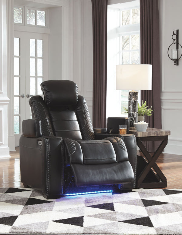Party Time - Midnight - 3 Pc. - Power Sofa