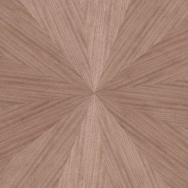  rich wood tones of the table complement its modern aesthetic
