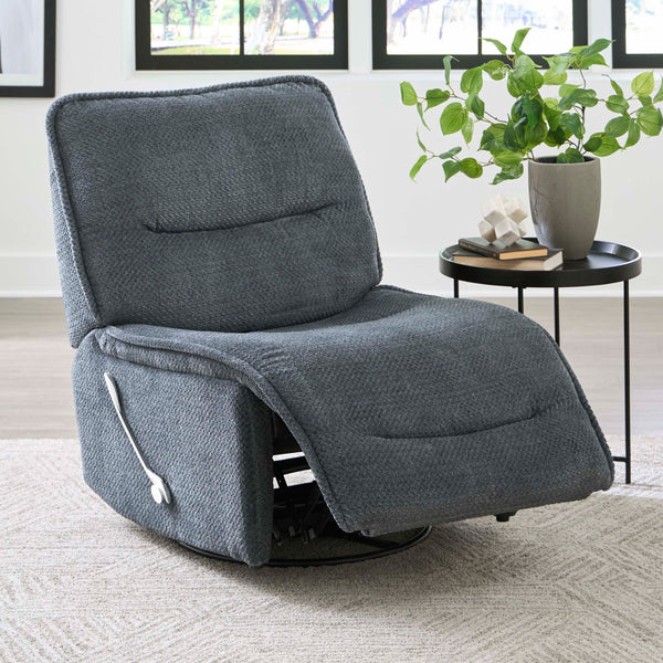 Leo - Armless Recliner (Set of 2) - Blue