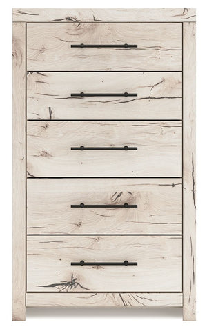 Lawroy - Light Natural - Five Drawer Chest