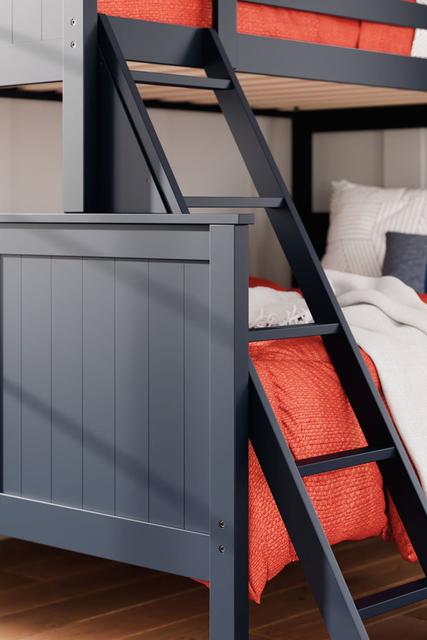 Nextonfort - Blue - Twin Over Full Bunk Bed