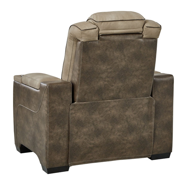 Next-Gen Durapella - Sand - Power Recliner/Adj Headrest