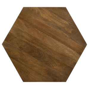  this mango wood coffee table offers triangular facets all around the sides for striking visual interest. T