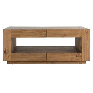 Harlan - Coffee Table - Brown Finish