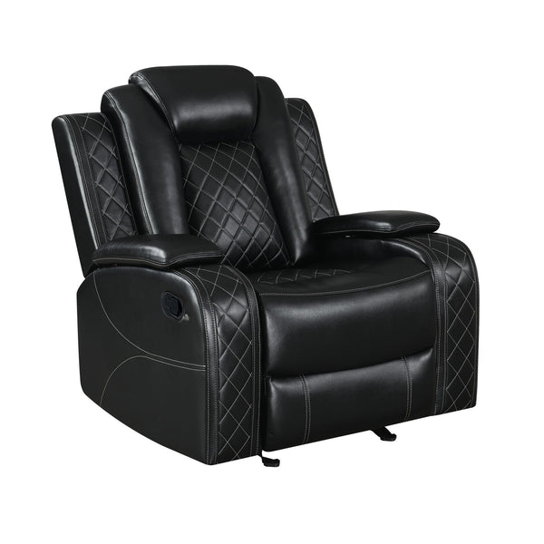 Meet the Orion Glider Recliner, where durability meets comfort. Crafted with a robust blend of hardwoods and manufactured wood, its sturdy frame ensures lasting strength. Sink into luxury with its soft, breathable upholstery, a lavish mix of polyester and