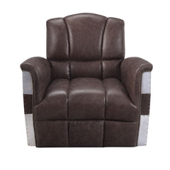 The Brancaster accent chair will be an instant centerpiece to any room. This handsome piece is an excellent update to the traditional club chair. Bold details, such as nail-head trim on the curved armrests, acknowledge its classic roots. To build its look