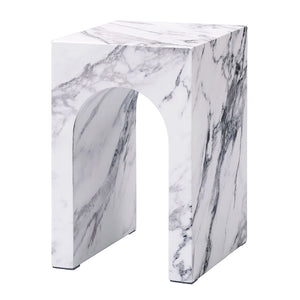  a masterpiece of modern elegance in a striking white finish. These pieces