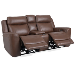  designed with relaxation in mind. Calgary features power recline and headrest controls